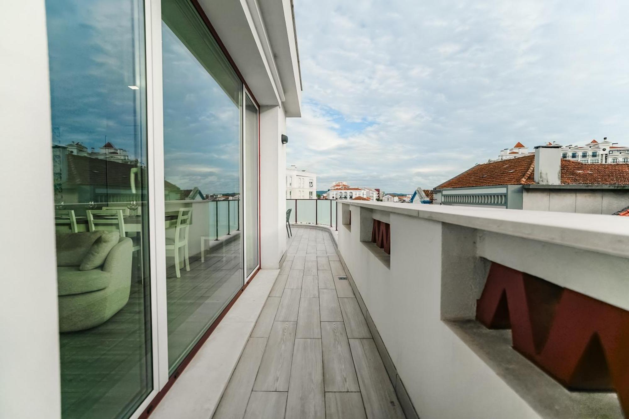 Casa Dos Terracos Apartamentos Сао Мартино до Порто Екстериор снимка